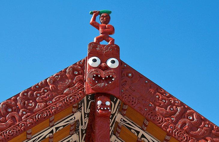 Whakarewarewa : Un village maori