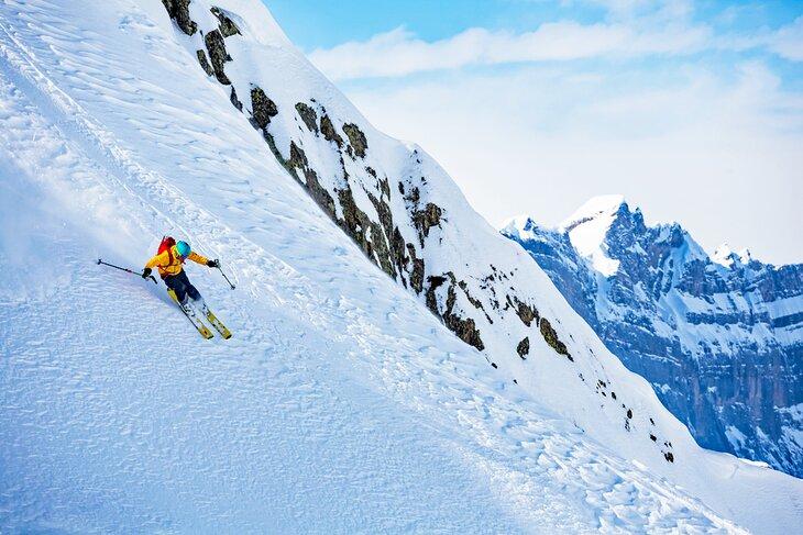 Esquiando en Chamonix