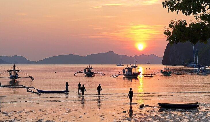 Atardecer en El Nido, Palawan