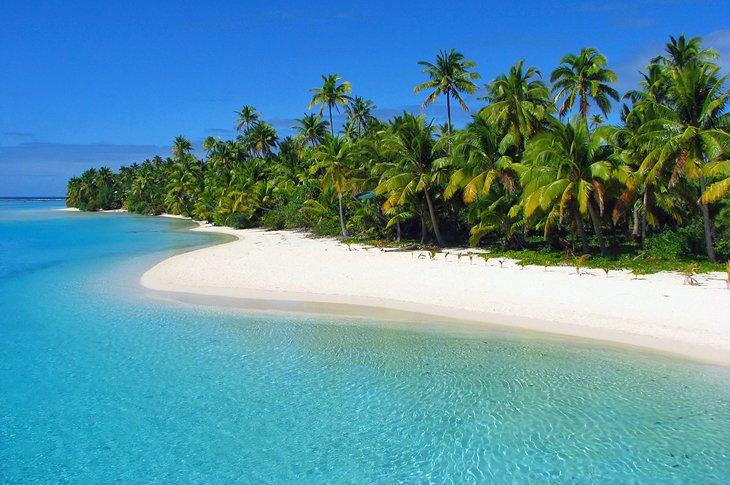 Isla One Foot, Aitutaki, Las Islas Cook
