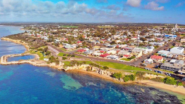 Aerial view of Kingscote