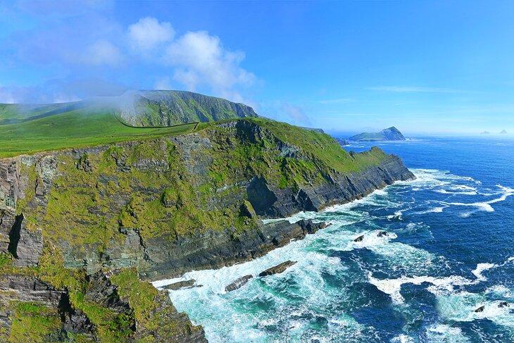 Acantilados de Kerry a lo largo del Anillo de Kerry