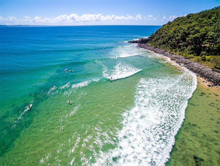Surf en Noosa Heads