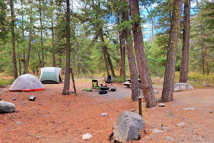 Camping en Early Winters