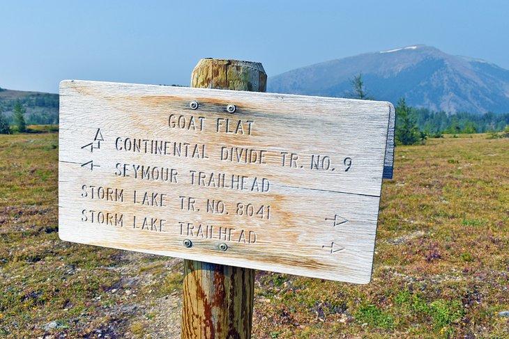 Sendero de la División Continental en las Montañas Pintler