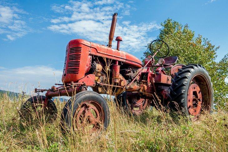 Tractor antiguo