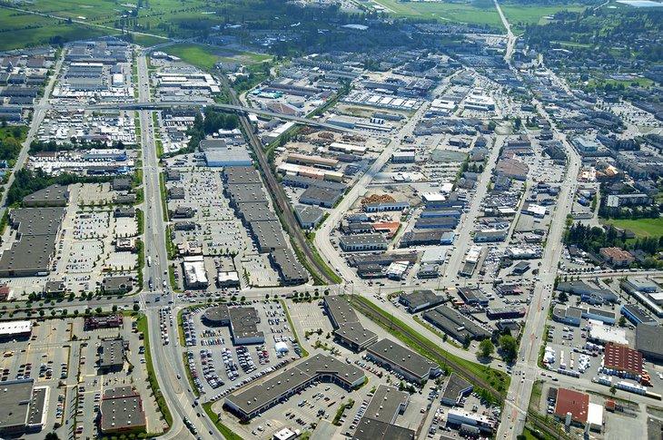 Vista aérea de la Ciudad de Langley