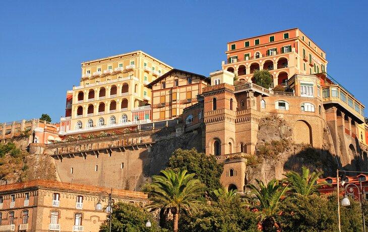 Edificios históricos en Sorrento