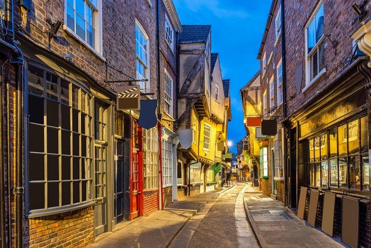 Las calles de York al atardecer