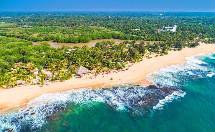 Vista aérea de Tangalle