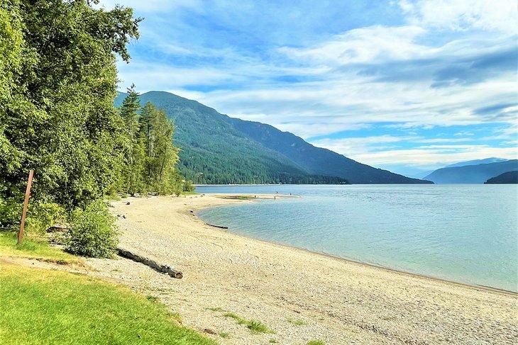 Playa en el Parque Provincial Herald