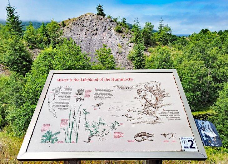 Cartel en el Sendero Hummocks