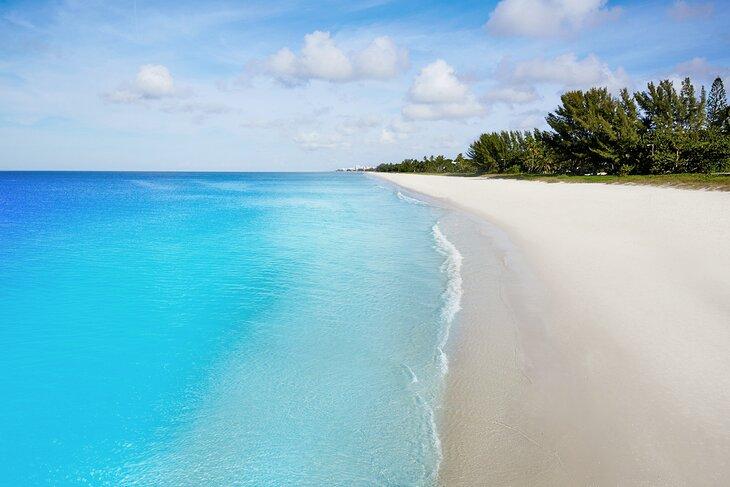 Plage de sable blanc à Naples, FL