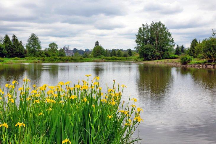 Vue du lac le long du Discovery Trail