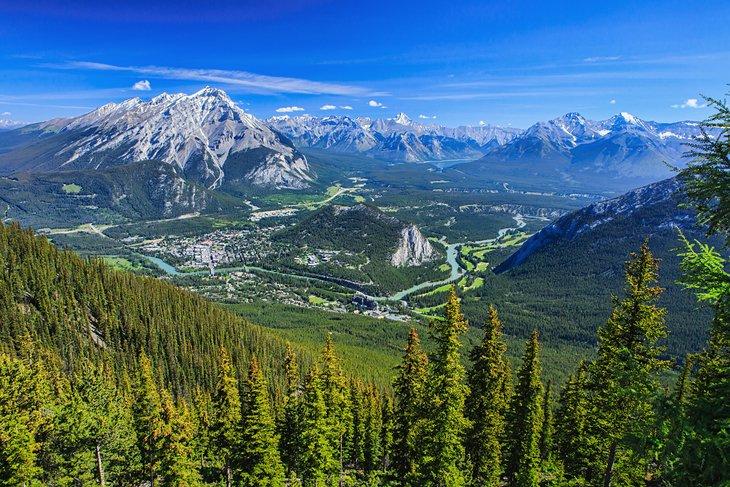 Vue sur Banff