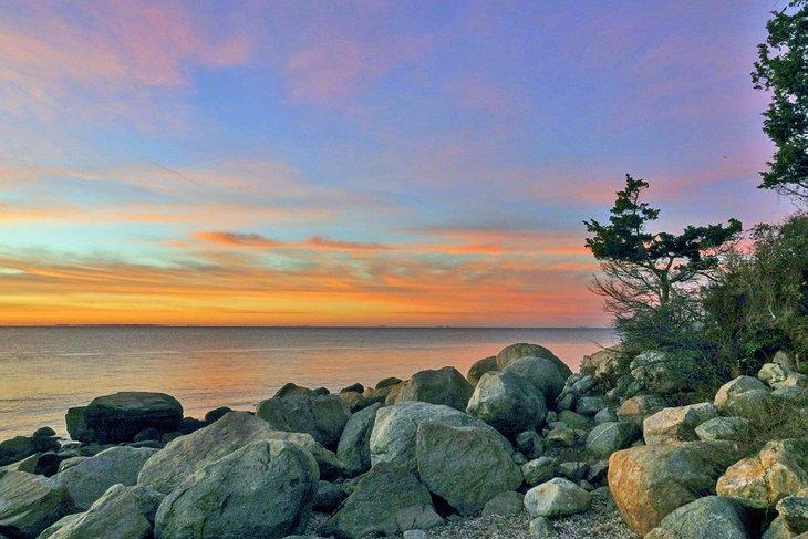 Amanecer en el Parque Estatal Hammonasset