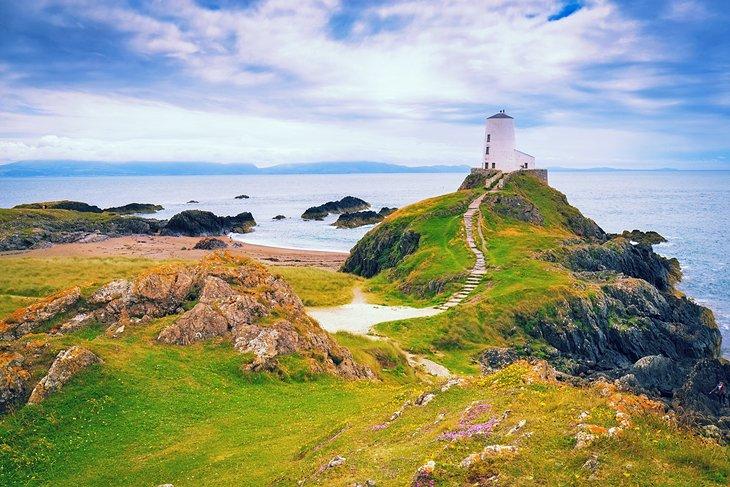 Leuchtturm auf der Llanddwyn-Insel