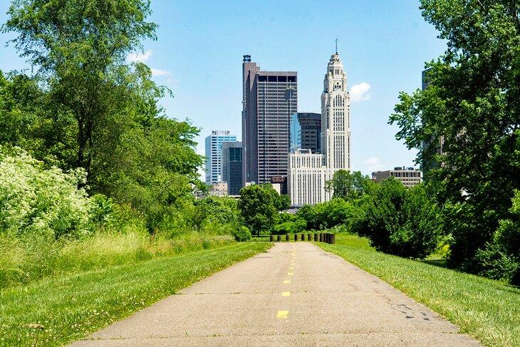 Wanderweg in Columbus, Ohio