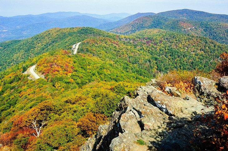 Skyline Drive en el Parque Nacional Shenandoah