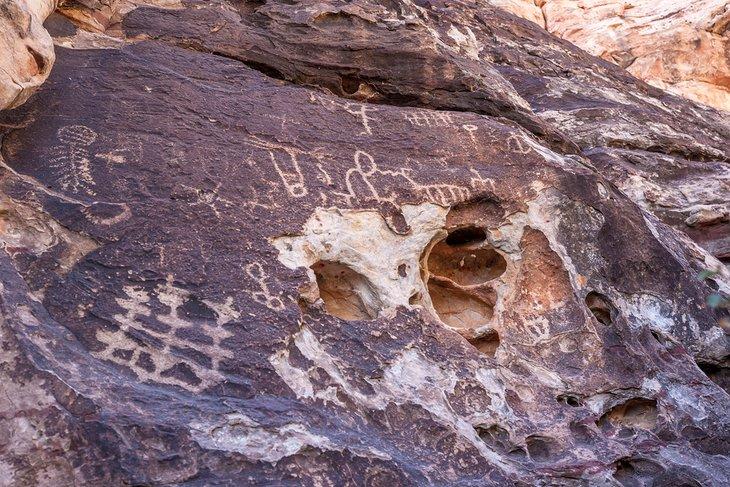 Petroglifos en Red Rock Canyon