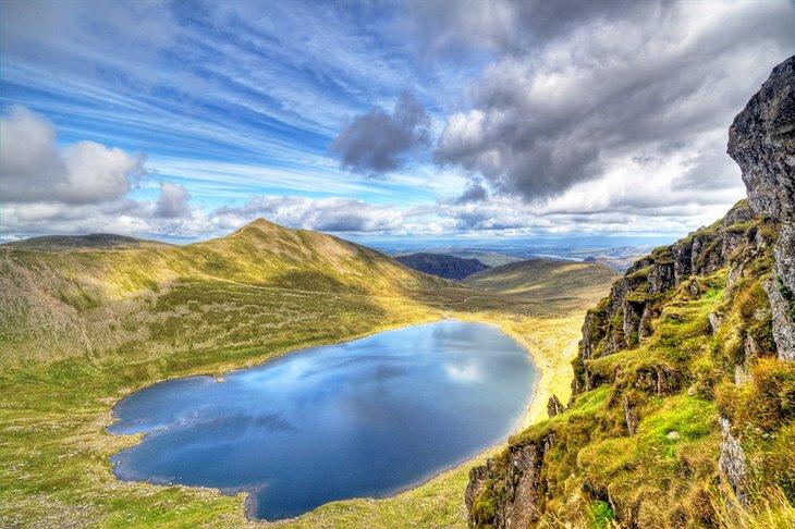 Blick über den Lake District von Helvellyn