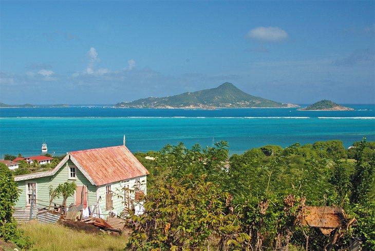 Vista de Petite Martinique desde Carriacou