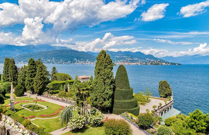 Vista sobre Isola Bella, Islas Borromeas
