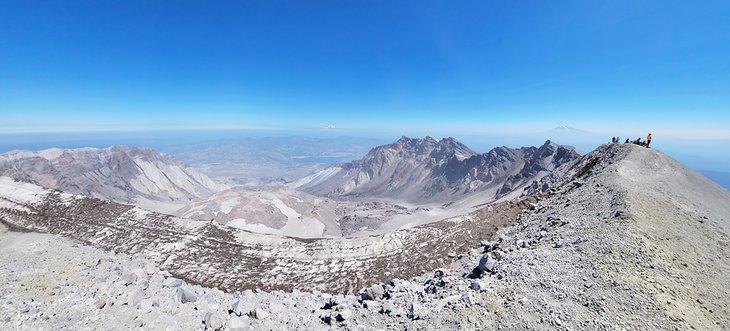 Vista desde la cumbre del Monte St. Helens