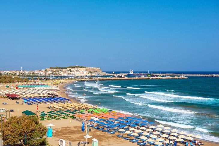 Strand von Rethymnon