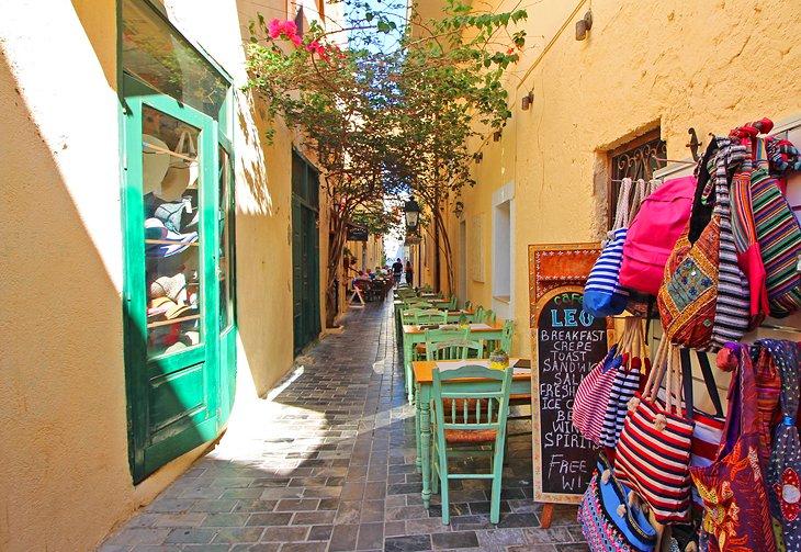 Straße in der Altstadt von Rethymnon