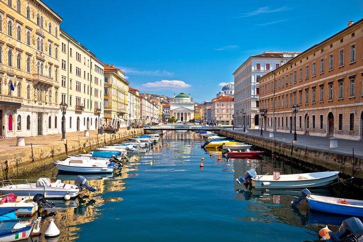Canale Grande in Trieste, Italien
