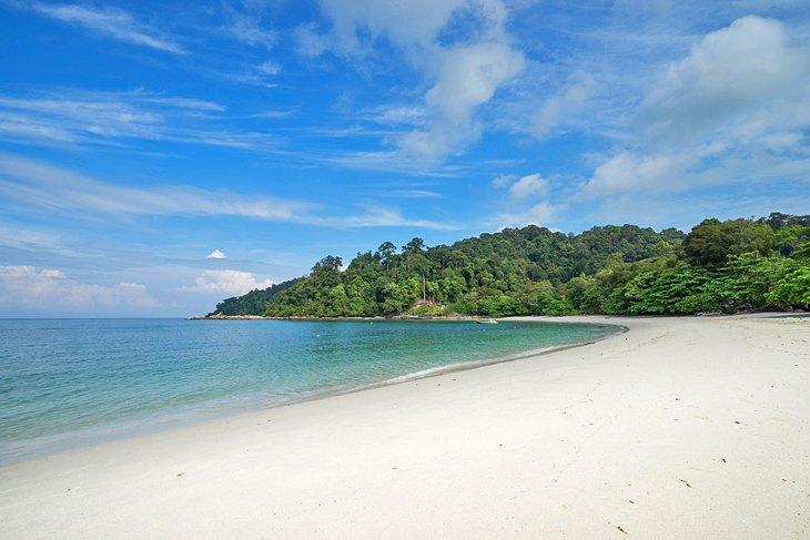 Playa Teluk Nipah en la Isla Pangkor