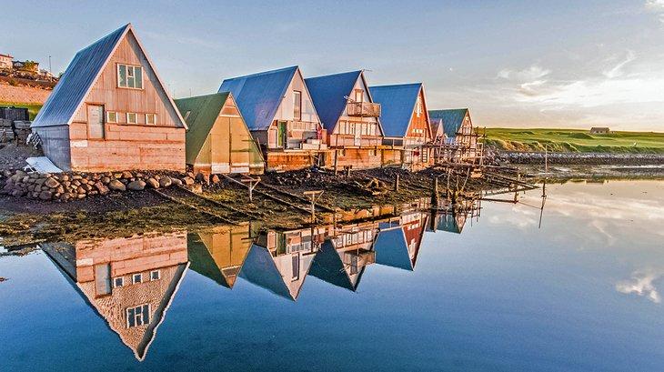 Anciennes cabanes de pêche à Hafnarfjordur