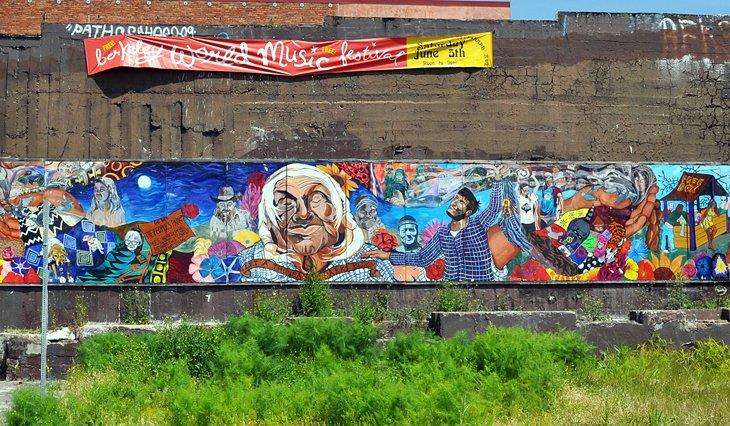 Mural en Telegraph Ave, Berkeley