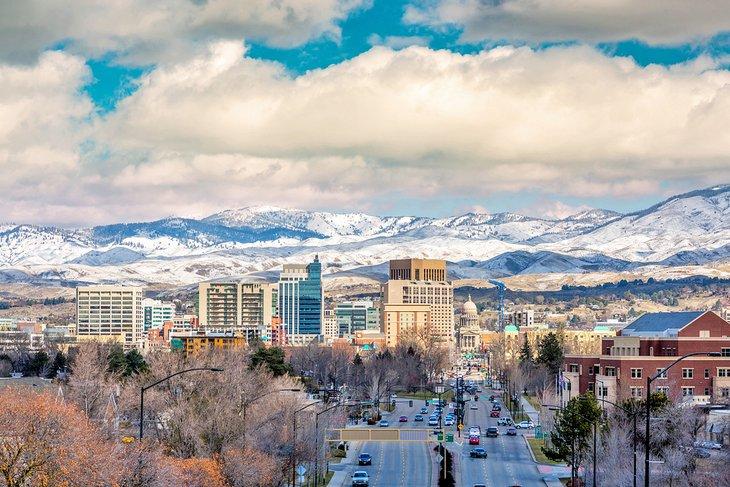 Día de invierno en Boise
