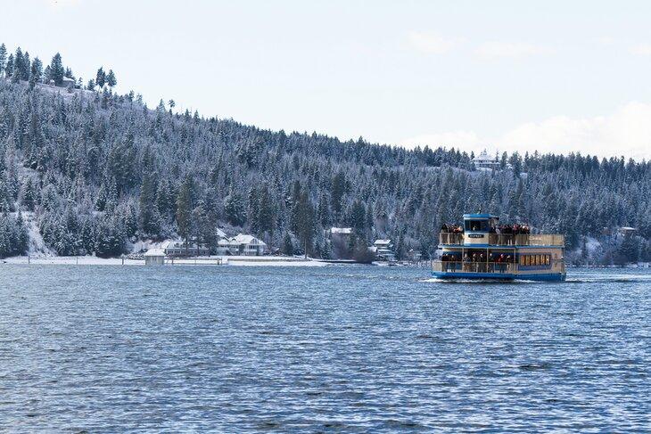 Crucero invernal en el Lago Coeur d'Alene