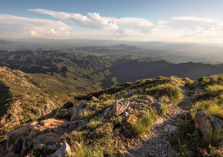 Vista desde cerca de la cumbre del Monte Wrightson