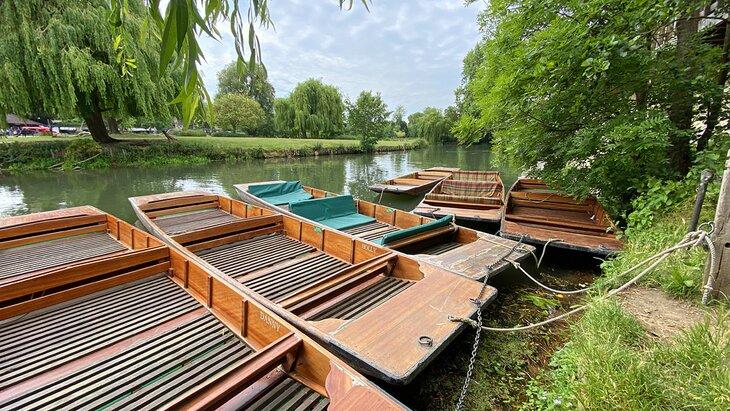 Barcos en el río Cam