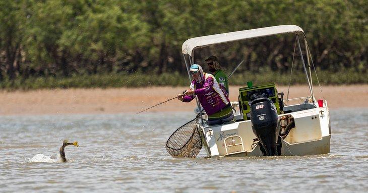 Pesca de barramundi en Darwin