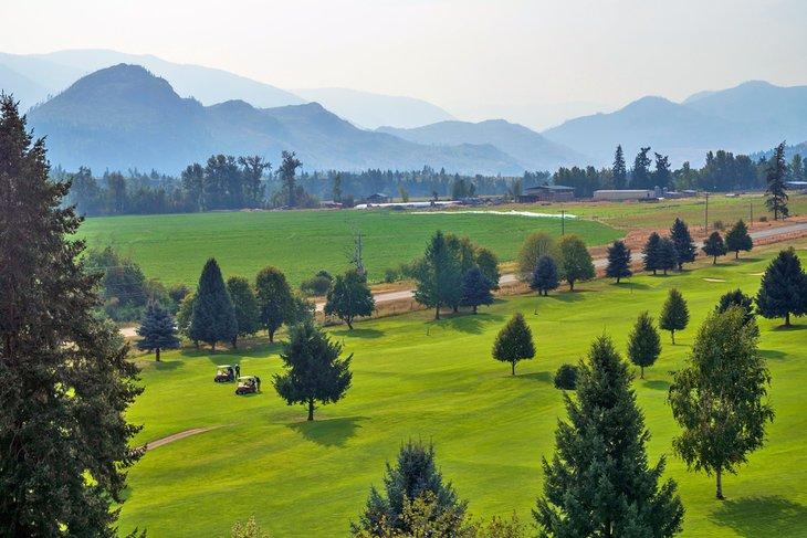 Campo de golf cerca de Kamloops