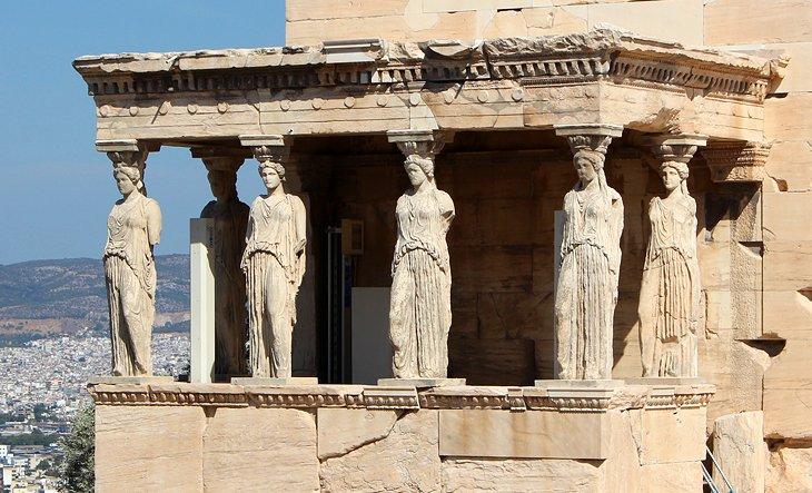 Porche de las Cariátides en el Erechtheion