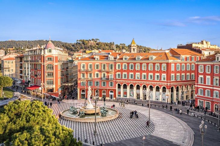 Plaza Massena en Niza