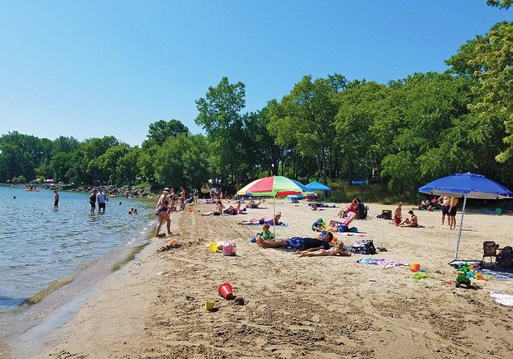 Playa del Parque Estatal de Kelleys Island