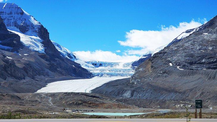 Glaciar Athabasca en el Centro de Visitantes