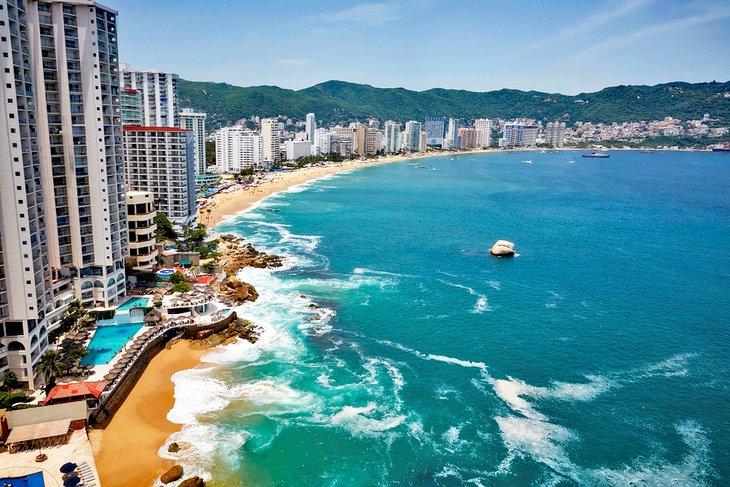 Hôtels le long de la Costera à Acapulco