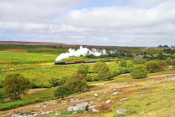Tren de vapor en Yorkshire