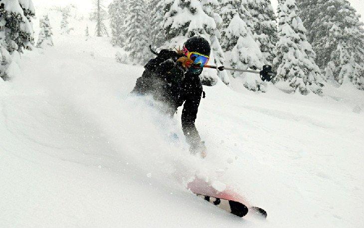 Bridger Bowl Skifahrer