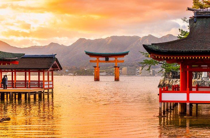 Japans berühmte Schreininsel: Miyajima