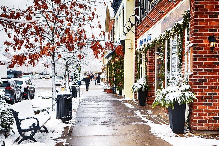 Niagara-on-the-Lake en hiver
