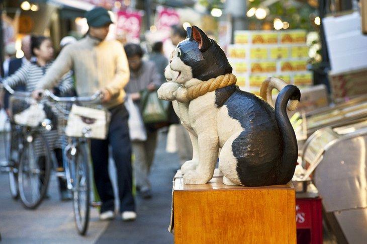 Escena callejera en el barrio de Ginza